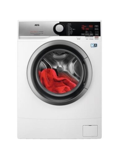 Skalbimo mašina AEG 6000 serija L6SME47S, 7 kg, balta