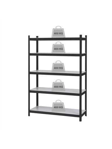 Sandėliavimo lentyna 4IQ, 48 cm x 124 cm x 183 cm, 400 kg Sandėliavimo lentyna 4IQ, 48 cm x 124 cm x 183 cm, 400 kg