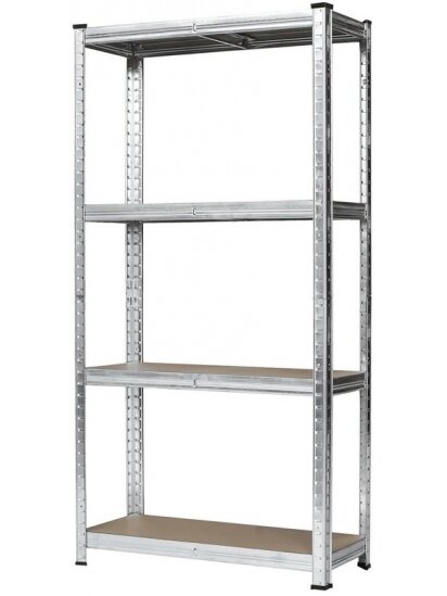 Sandėliavimo lentyna 4IQ, 90 cm x 40 cm x 180 cm, 125 kg