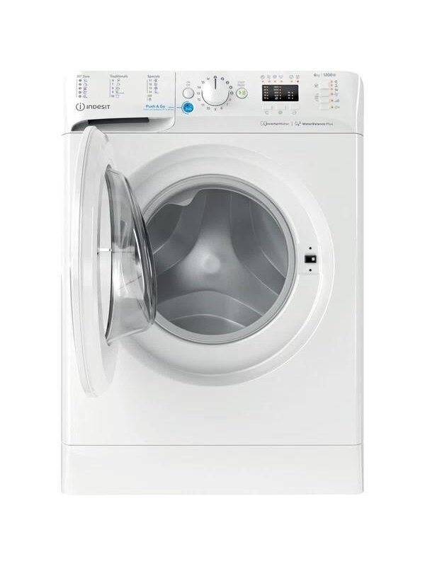 Skalbimo mašina Indesit BWSA 61294 W EU N, 6 kg, balta 2
