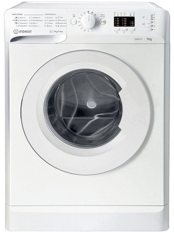 Skalbimo mašina Indesit MTWA 71252 W EE, 7 kg, balta Skalbimo mašina Indesit MTWA 71252 W EE, 7 kg, balta