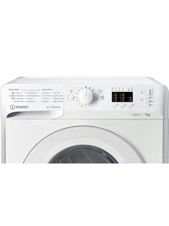 Skalbimo mašina Indesit MTWA 71252 W EE, 7 kg, balta 2 Skalbimo mašina Indesit MTWA 71252 W EE, 7 kg, balta 2