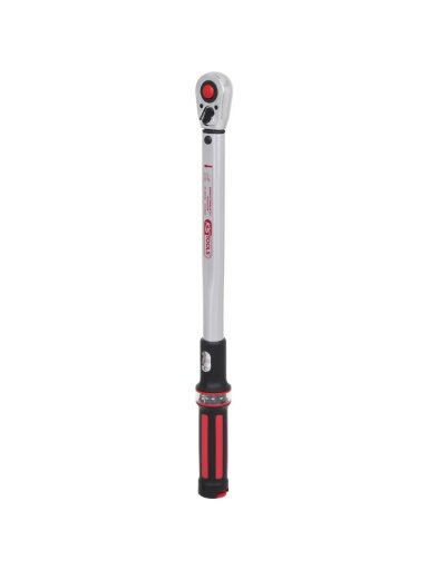 1/2" Dinamometrinis raktas su terkšle ERGOTORQUEprecision 40-200Nm, KS Tools