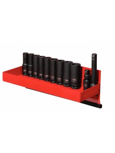 1/2" šešiakampė smūginė galvutė, trumpa, KS Tools