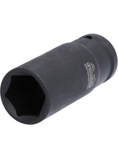 1/2" šešiakampė smūginė galvutė, trumpa, KS Tools