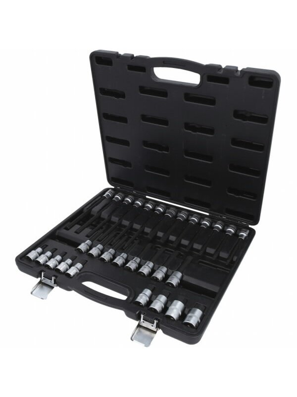 1/2´´ bit socket set for hexagon socket screws, 30 pcs, KS Tools 1