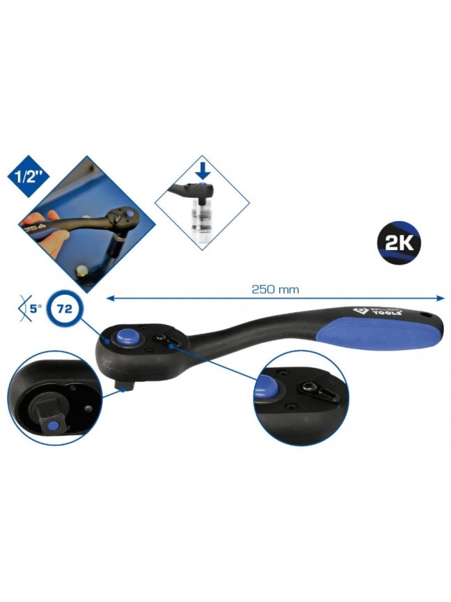 1/2" Terkšlė, Brilliant Tools 2