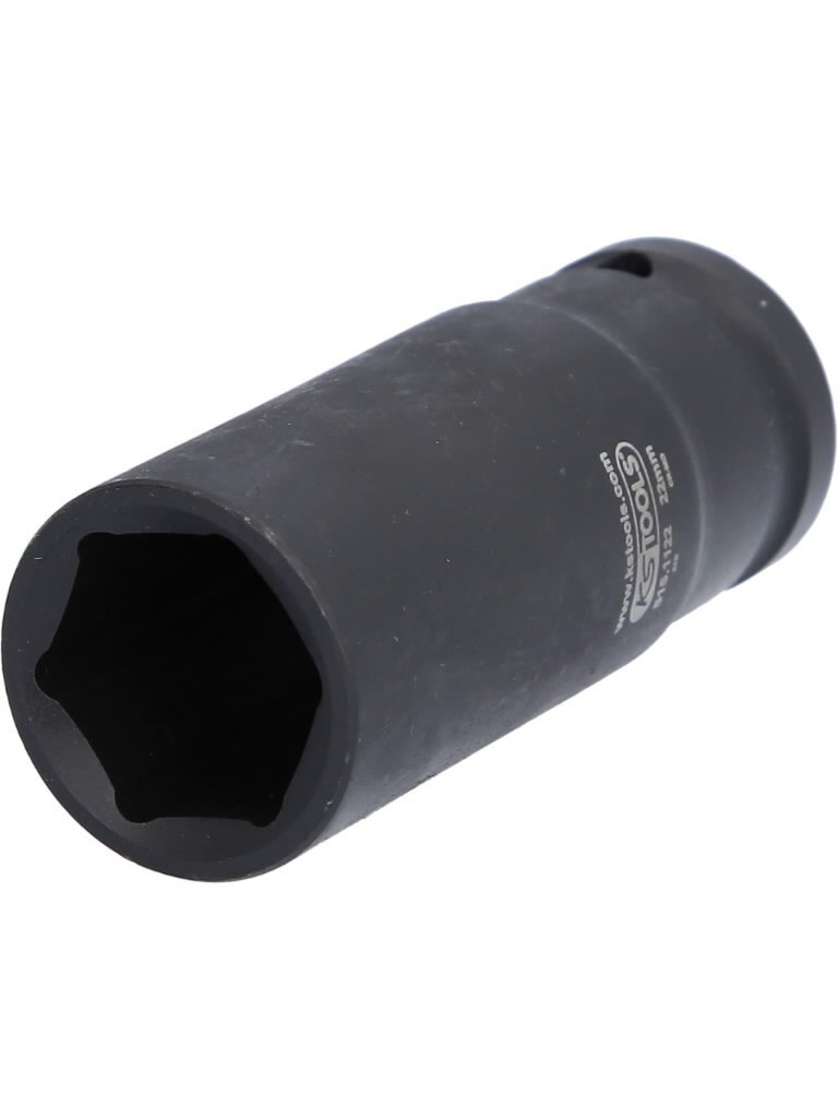 1/2" šešiakampė smūginė galvutė, trumpa, KS Tools