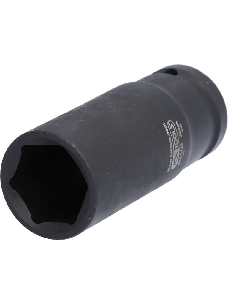 1/2" šešiakampė smūginė galvutė, trumpa, KS Tools 1