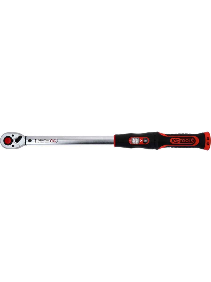1/2" Dinamometrinis raktas su terkšle INFINITOOL 20-200 Nm, KS Tools 4