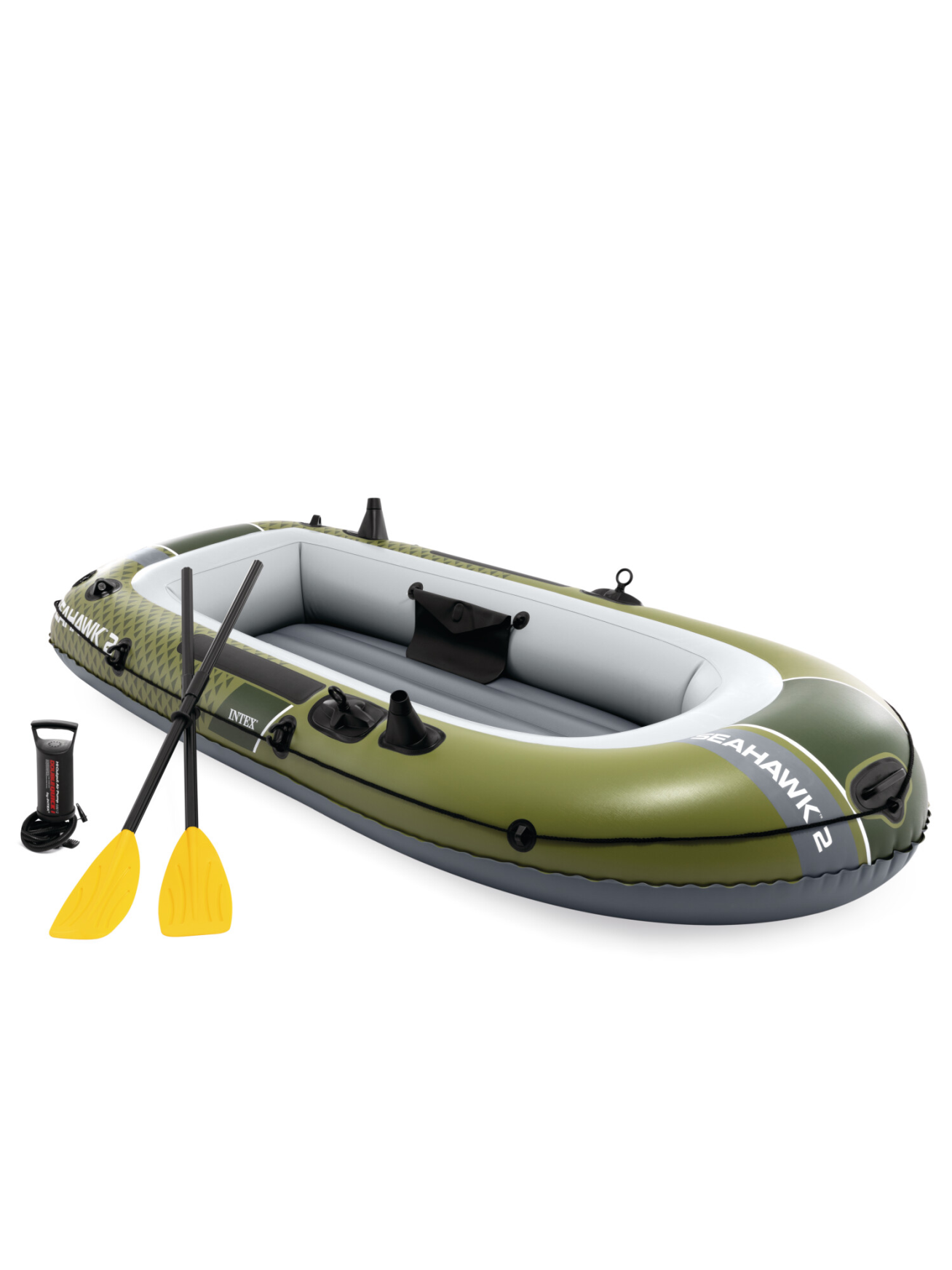 Intex Seahawk 2 pripučiamos valties komplektas (236 x 114 x 41 cm) Intex Seahawk 2 pripučiamos valties komplektas (236 x 114 x 41 cm)