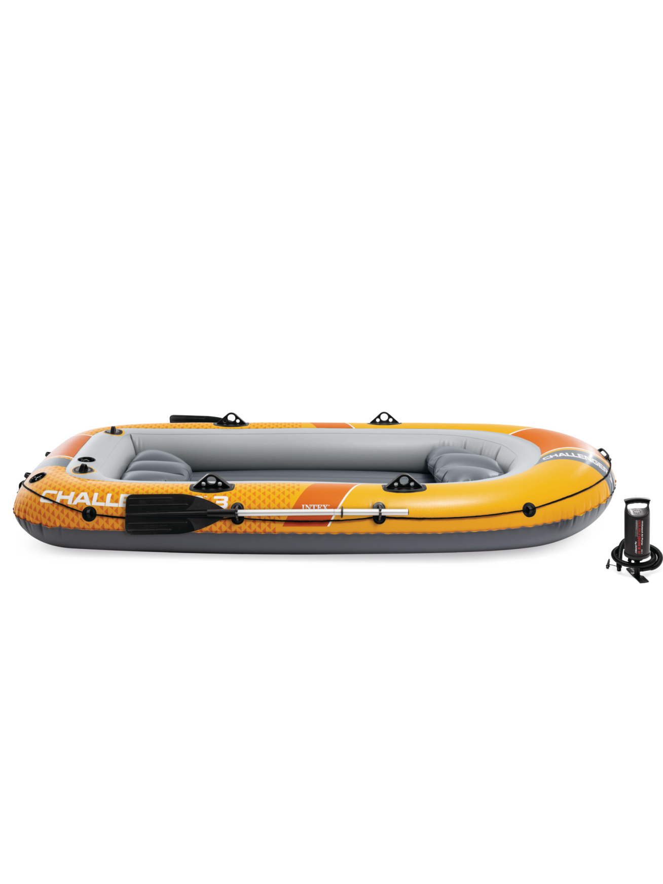 Pripučiama valtis Intex Challenger 3 set (295 x 137 x 43 cm) 1 Pripučiama valtis Intex Challenger 3 set (295 x 137 x 43 cm) 1