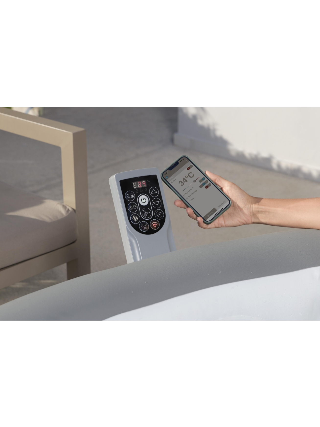 Bestway LAY-Z-SPA Hawaii AirJet 6001J sūkurinis - baseinas 6-8 asmenims 4 Bestway LAY-Z-SPA Hawaii AirJet 6001J sūkurinis - baseinas 6-8 asmenims 4