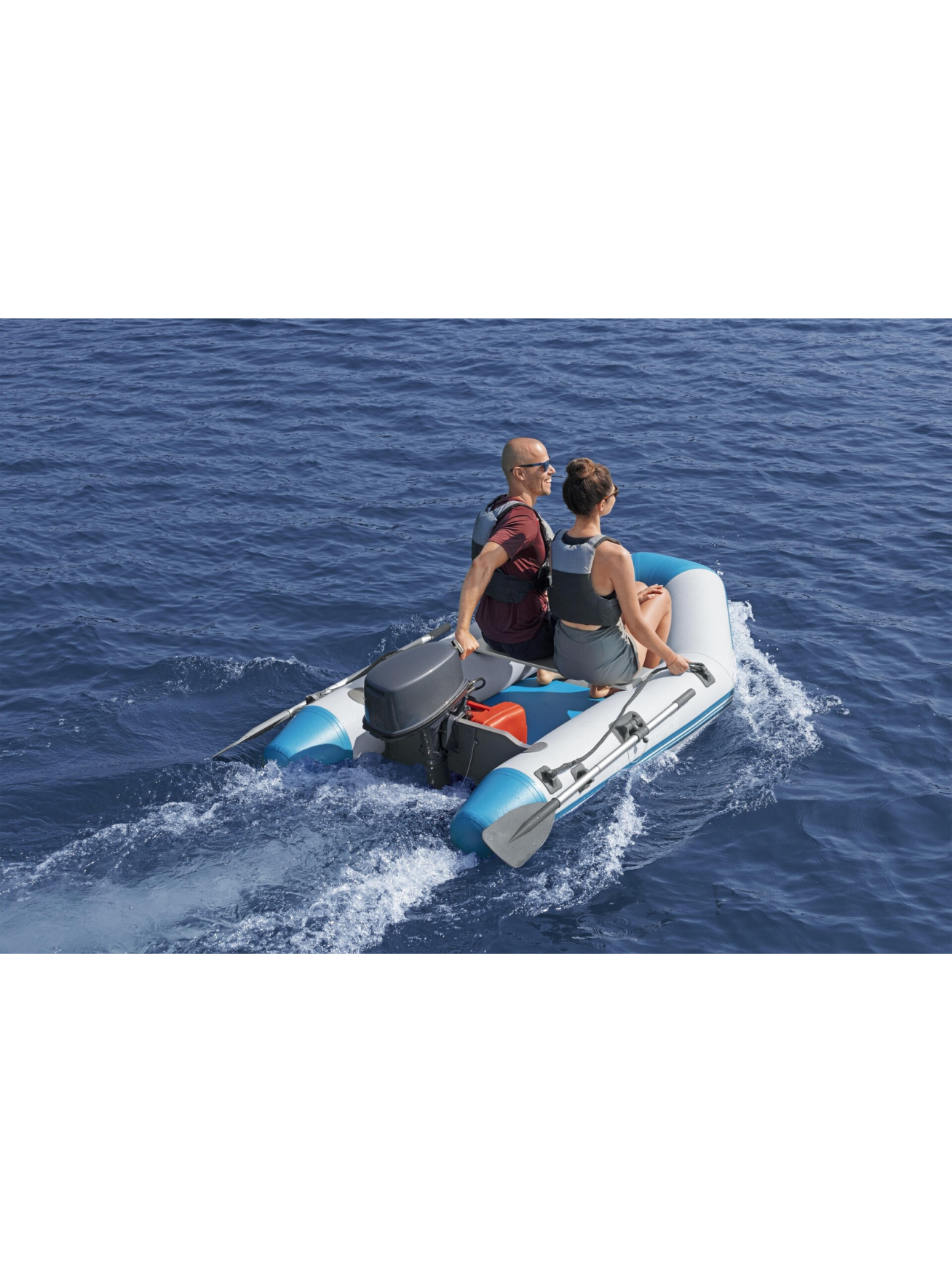 2-vietė pripučiama valtis Bestway Sportboot-Set Caspian, 230x130x33 cm, 65046 4 2-vietė pripučiama valtis Bestway Sportboot-Set Caspian, 230x130x33 cm, 65046 4