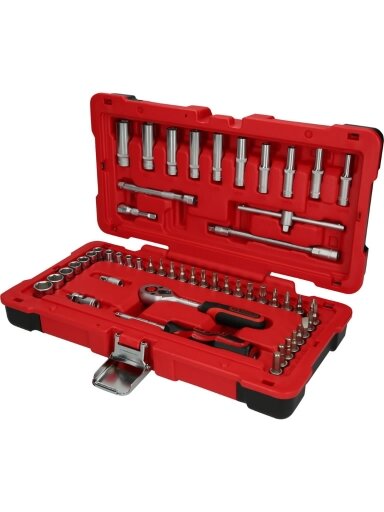 1/4 "galvučių rinkinys, 52 vnt., KS Tools