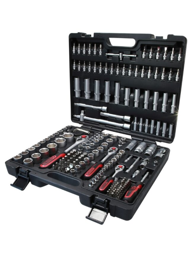 1/4+3/8+1/2'' galinių raktų komplektas 179pcs, KS Tools 1 1/4+3/8+1/2'' galinių raktų komplektas 179pcs, KS Tools 1