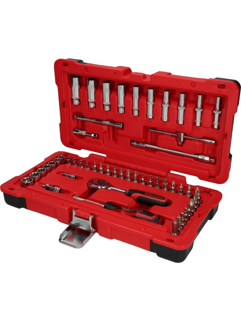 1/4" CHROMEplus Socket set, 52 pcs, KS Tools
