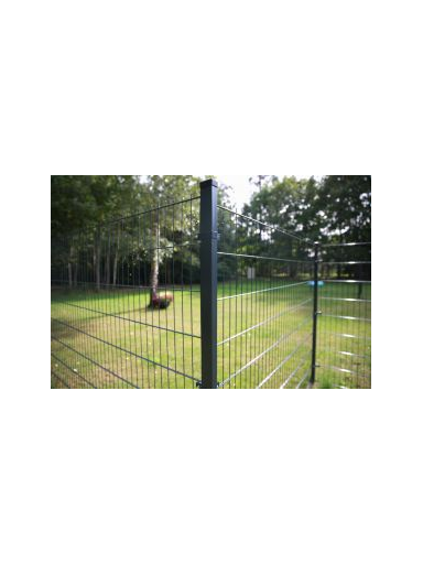 2D segmentas tvorai, 2,5x1,23 m, 200x50 mm, ø6/5/6 mm, ZN+RAL7016 2D segmentas tvorai, 2,5x1,23 m, 200x50 mm, ø6/5/6 mm, ZN+RAL7016