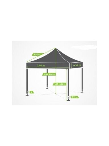 2x2 m be Sienomis MEGALUX HEX40