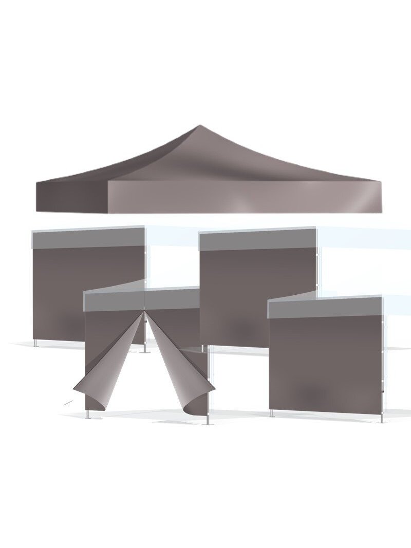 2x2m Stogo + 4 sienos