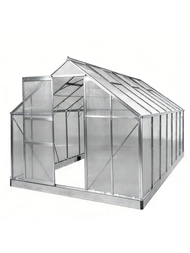 Polikarbonato šiltnamis 10.75m² (2.5x4.3m)