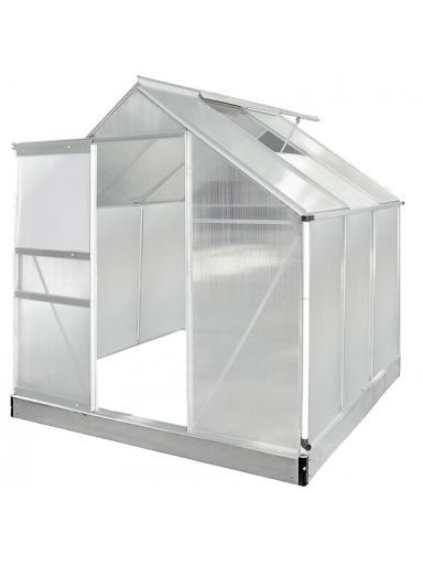 Polikarbonato šiltnamis 3.6m² (1.9 x 1.9m)
