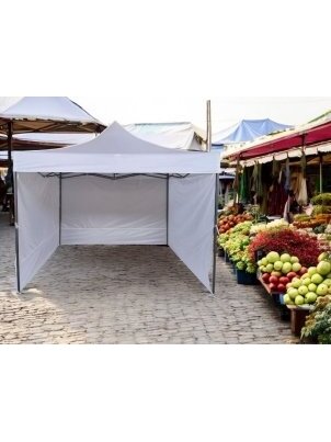 3x3 m Su Sienomis, balta 2