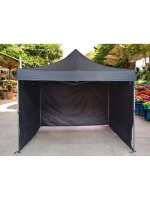 3x3 m Su Sienomis, juoda 2
