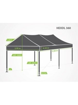 3x6 m Su Sienomis STEEL360 1 3x6 m Su Sienomis STEEL360 1