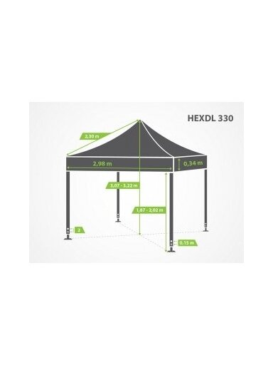 3x3 m be Sienomis STEEL330