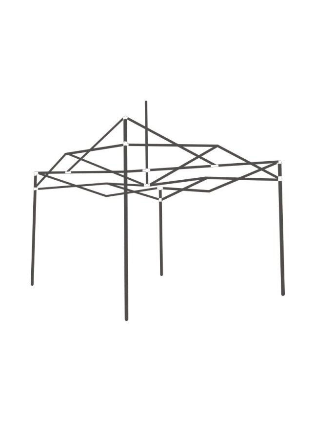 3x3 m Plieno Rėmas HEXDL330