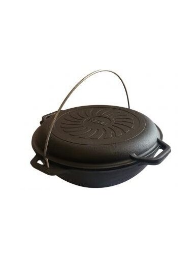4 l Ketaus kazanas Asian Lid-Pan