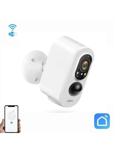 4G 3MP vaizdo stebėjimo kamera su baterija SmartHome 4G 3MP vaizdo stebėjimo kamera su baterija SmartHome
