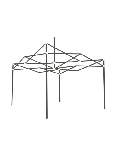 4x4 m AL-HEX50 rėmas