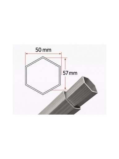 4x4 m AL-HEX50 White