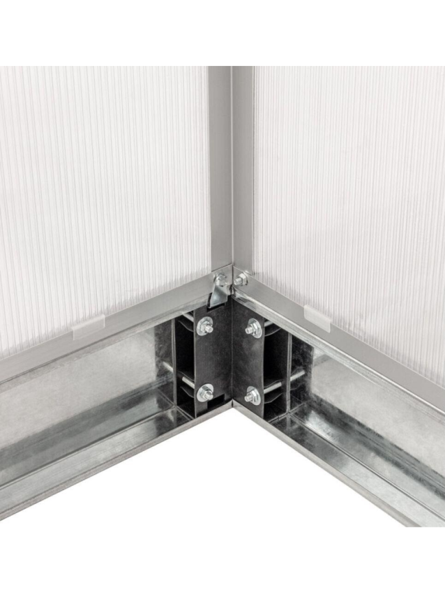 Polikarbonato šiltnamis 7.22m² (1.9x3.8m) 7