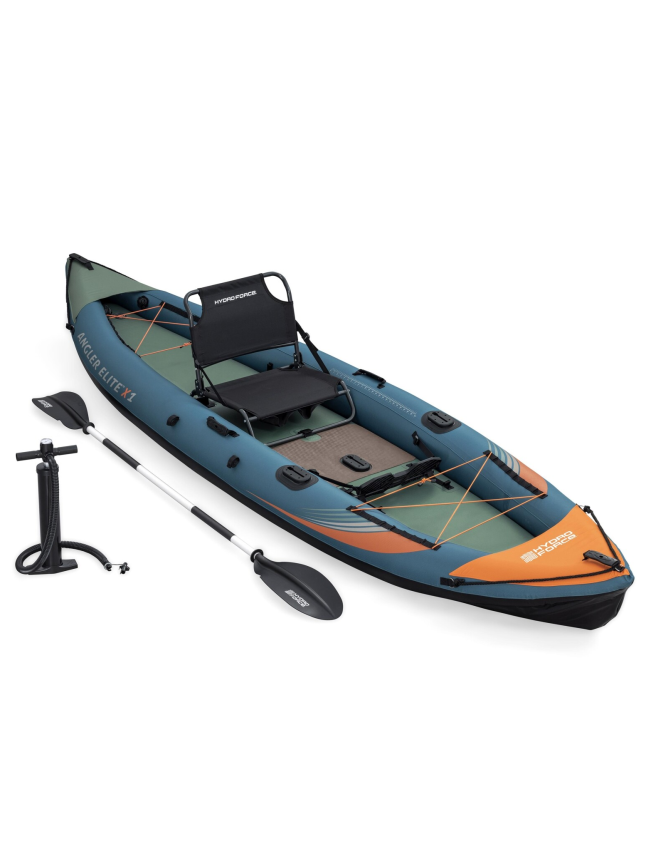 Pripučiamas žvejybos kajakas Bestway Angler Elite X1 380x99x37 cm, 65197 Pripučiamas žvejybos kajakas Bestway Angler Elite X1 380x99x37 cm, 65197