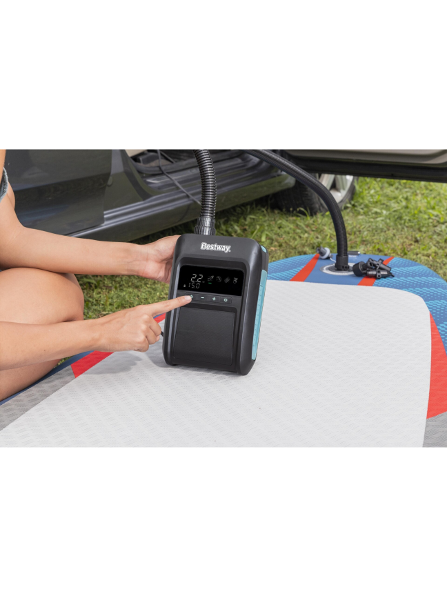 Elektrinis SUP siurblys Bestway PowerGrip 12V 16psi 1