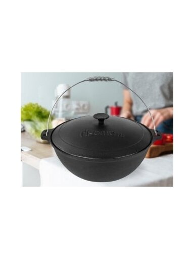 8 l Ketaus kazanas Asian Lid-Pan