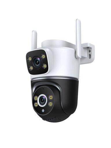 8MP PTZ WiFi dviguba vaizdo stebėjimo kamera 8MP PTZ WiFi dviguba vaizdo stebėjimo kamera