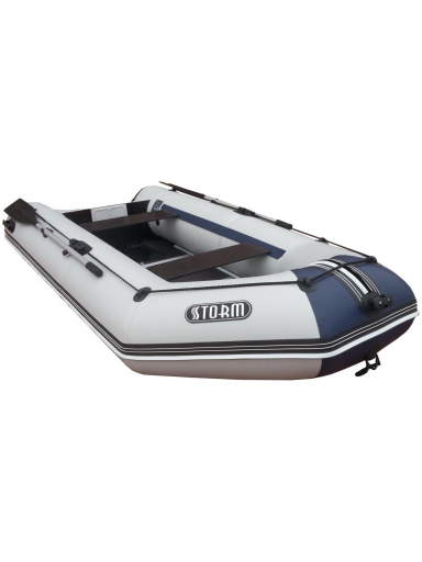 Pripučiama valtis AQUA-STORM Stk-380 (Balta/mėlyna)