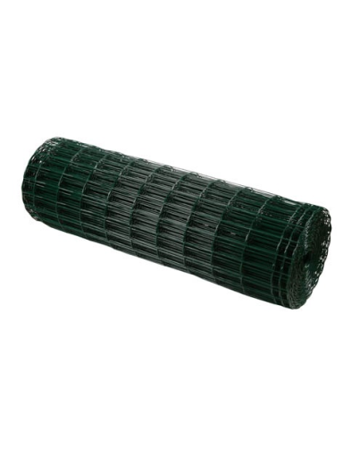 Suvirintas tinklas, 2,5 x 100 x 50 x 1200 mm, 25m, žalias
