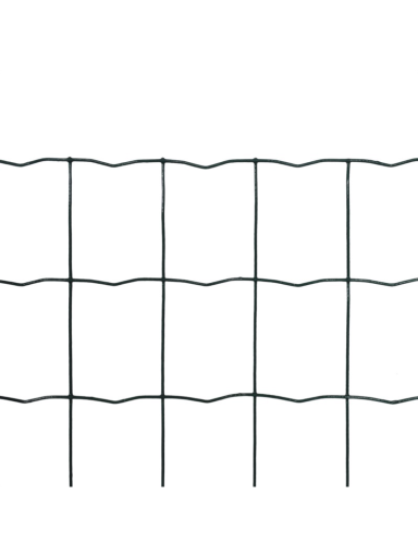 Suvirintas tinklas, 3 x 60 x 50 x 1000 mm, 25m, žalias
