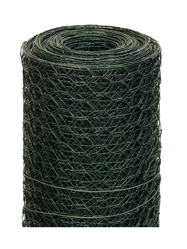 Šešiakampėmis akimis žalias pintas tinklas 0,8 x 25 x 25 x 1000 mm (25m) Šešiakampėmis akimis žalias pintas tinklas 0,8 x 25 x 25 x 1000 mm (25m)