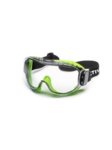 Active Gear Platūs apsauginiai akiniai su guma