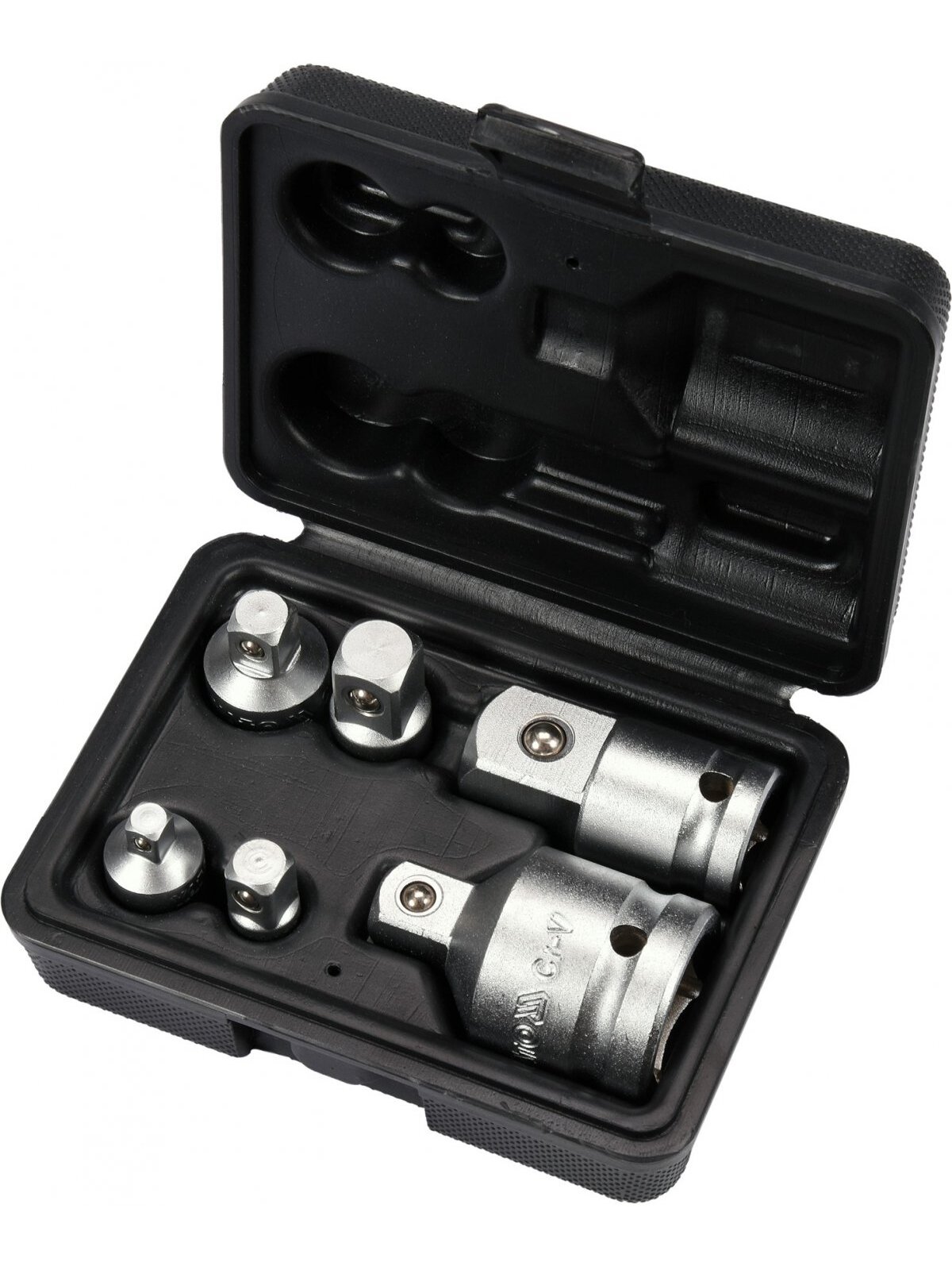 Adapterių rinkinys CrV 6 vnt. Yato | 3/8(m)x1/4(f) 1/4(m)x3/8(f) 3/8(f)x1/2(m) 1/2(m)x3/8(f) 3/4(m)x1/2(f) 1/2(m)x3/4(f) 4 Adapterių rinkinys CrV 6 vnt. Yato | 3/8(m)x1/4(f) 1/4(m)x3/8(f) 3/8(f)x1/2(m) 1/2(m)x3/8(f) 3/4(m)x1/2(f) 1/2(m)x3/4(f) 4
