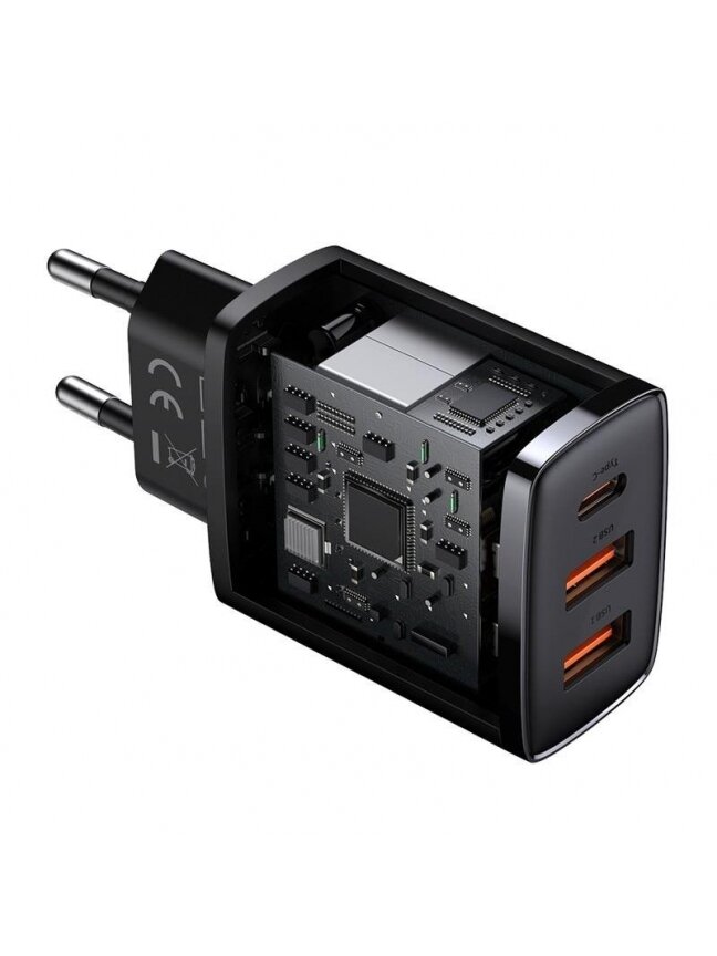 Adapteris Baseus CCXJ-E01, juoda 1 Adapteris Baseus CCXJ-E01, juoda 1