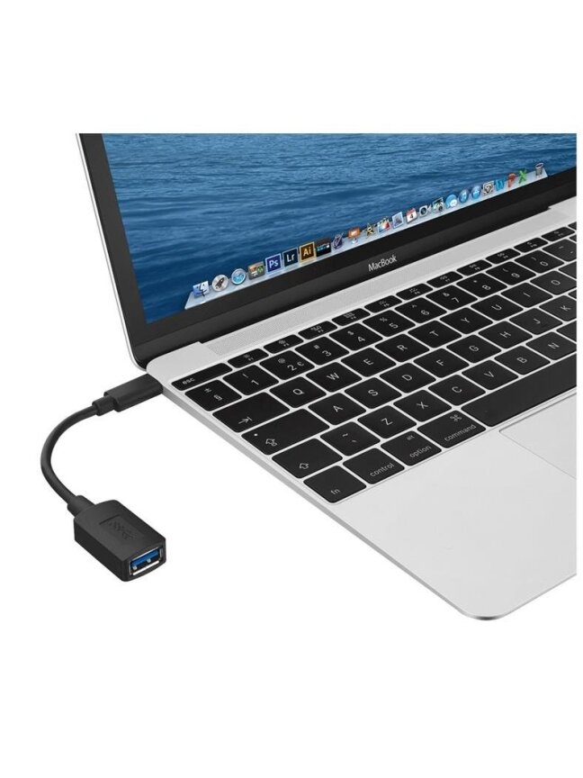 Adapteris TRUST USB Type C M, USB Type A F, juodas 20967 2 Adapteris TRUST USB Type C M, USB Type A F, juodas 20967 2