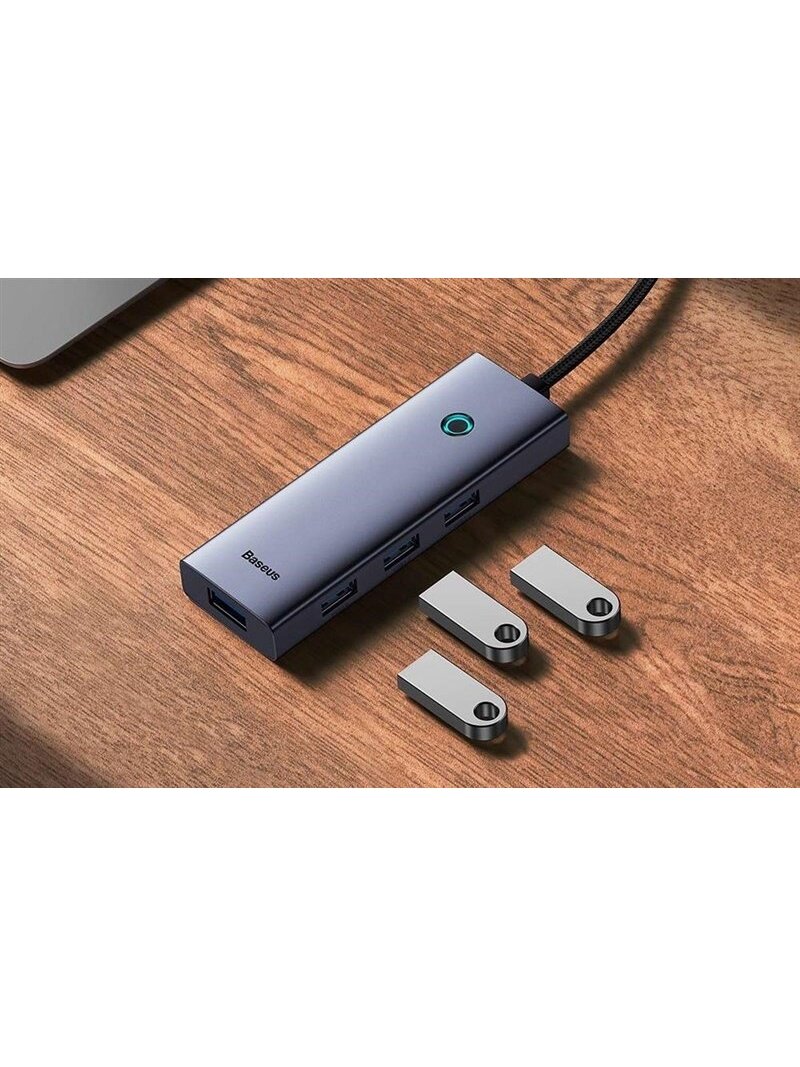 Adapteris Baseus HDMI + 4xUSB3.0 + USB-C PD/USB-C 100W 2
