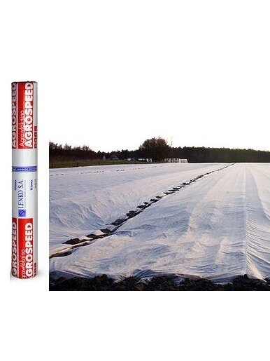 Agroplėvelė Agrospeed balta 17g/m2 | 1,60x10m Agroplėvelė Agrospeed balta 17g/m2 | 1,60x10m